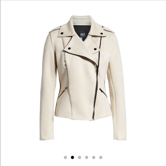 KUT FROM KLOTH - SUEDE MOTO JACKET - Picture 1 of 5